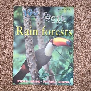 100 Facts Rain Forests - book - NEW!